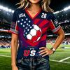 Women's Fashion Casual Letter Print Short Sleeve T-Shirt Top