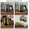 Walnut & Glass Magnetic Tea Maker Set