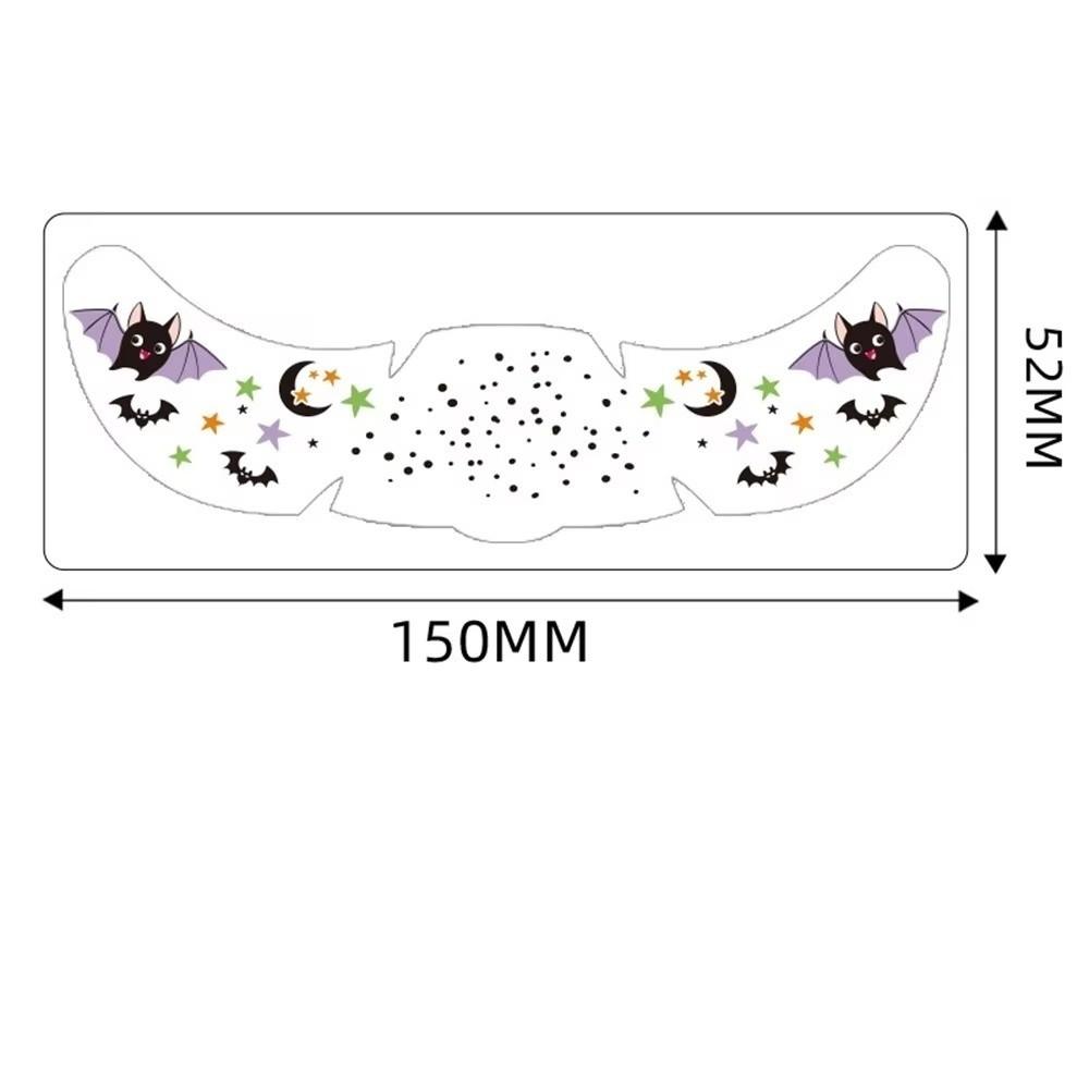 DIY Temporary Tattoo Stickers Waterproof Makeup Patch Halloween Makeup Sticker  Costume Party