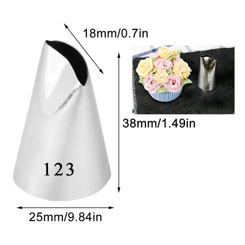 Promotion Multi-size Rose Petals Icing Piping Nozzles Cake Decorating Pastry Tip Sets Fondant Cake Tools