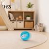 Giocattolo Palla Interattiva Auto-Rotolante per Gatti, Rotolamento Automatico con Criceto Coniglio di Peluche all'Interno, Animale Elettrico Simulato in Movimento per Gatti Cani Giocattolo