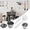 High Quality Coffee Capsule Cup Coffee Toos Reusable Saving Stainless Steel 3.7*2.7cm Filter Element For Nescafe