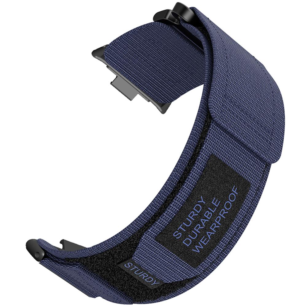 

Для Xiaomi Smart Band 8 Pro/Redmi Watch 4 Нейлоновый ремешок на липучке, сменный ремешок для часов Midnight Blue