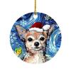 2D Christmas Cat Dog with Hat Pendant Decorative Acrylic Cat Xmas Tree Hanging Ornaments Cartoon Hanging Xmas Dogs Cat Keychain