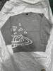 Men's American Style Embroidered Jacquard Sweater - Round Neck, Loose Knit, Autumn/Winter Fashion