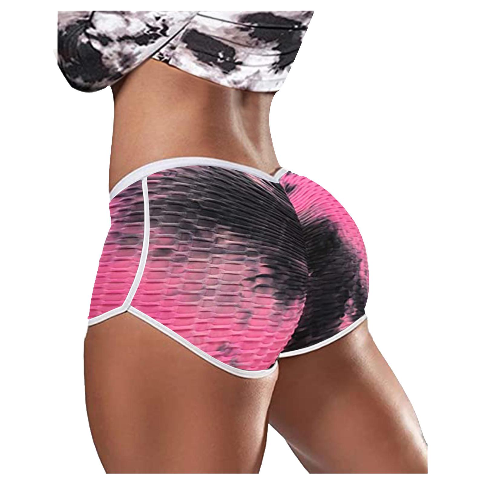 

Женские леггинсы для тренировок, фитнеса, спорта, бега, йоги, спортивные штаны XL розовый