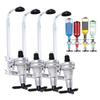 2/3/4 Bottiglie Montaggio a Parete Strumenti per Bottiglie Dispenser per Vino Bar per Bevande Dispenser per Bevande Supporto per Bottiglie
