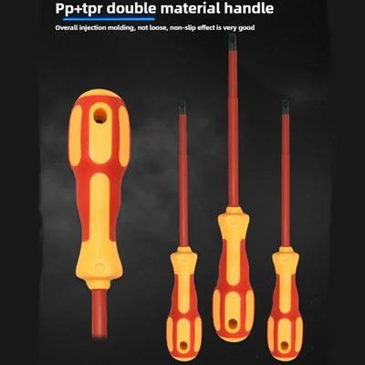 Tournevis Magnétique Ensemble de Tournevis Isolé Embouts Cruciformes Fendus Électricien Pour Électricien Outils à Main Multifonctionnel