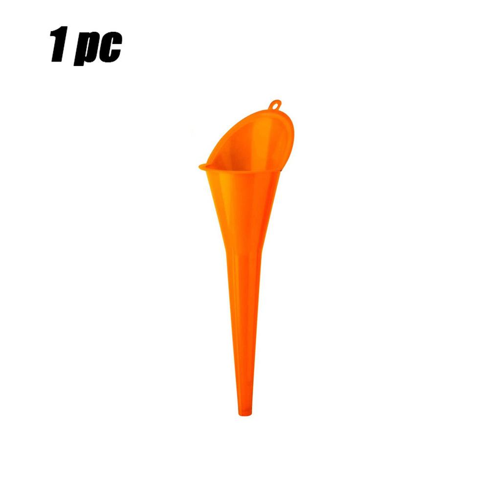1/5/10pcs Car Long Stem Funnel Oil Fuel Filling Tools Anti-splash Plastic Oil Funnel Motorcycle Refueling Tools