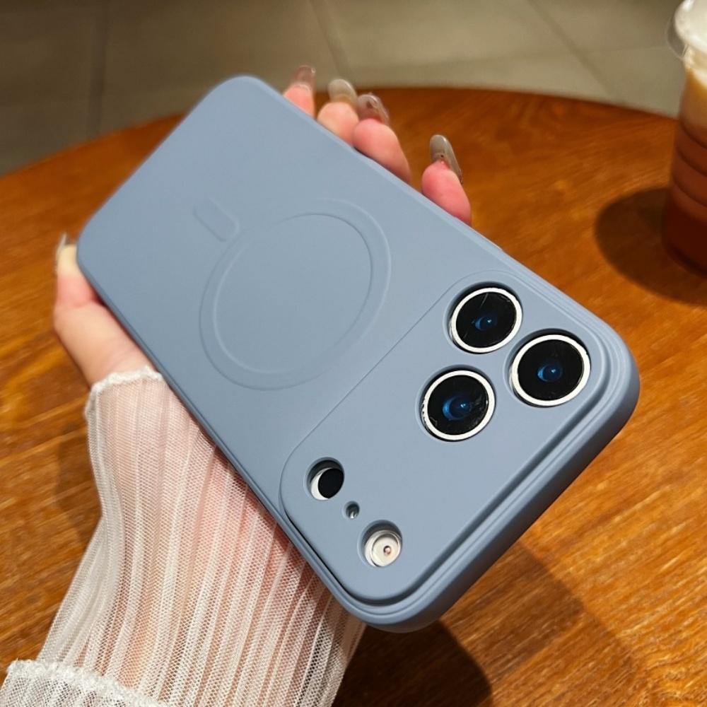 

Liquid Silicone For Magsafe Phone Case for iPhone Air 16 17 Pro 15 14 Plus 13 12 11 Pro Max XR XSMax 7 8 Plus Magnetic Soft Case iPhone 13