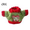 Haustierfotografie Kostüm Weihnachten Hamster Pullover, Weich Gestrickt Niedlich Feiertags Outfit, Gemütlich Klein Warm Kleidung Rollkragen Festlich Winterkleidung