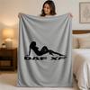 DAF Print Flanelldecke Gemütlich Warm Plüsch Überwurfdecke Für Bett Sofa Couch Innen Haushaltsgebrauch