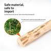 Natural Coffee Wood Dog Molar Chew Toys Safe Non Splinter Stick Stress Relief for Teething Puppies Small Breed Dog Daily Play