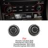 Car Center Console Audio Volume Knob Cover CD Control Switch Button Replacement For Porsche Coupe 718 911 Boxster Cayman