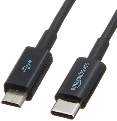Amazon Basic USB Type C Cable 0.9m (Type C To Micro 2.0 Type B) Black