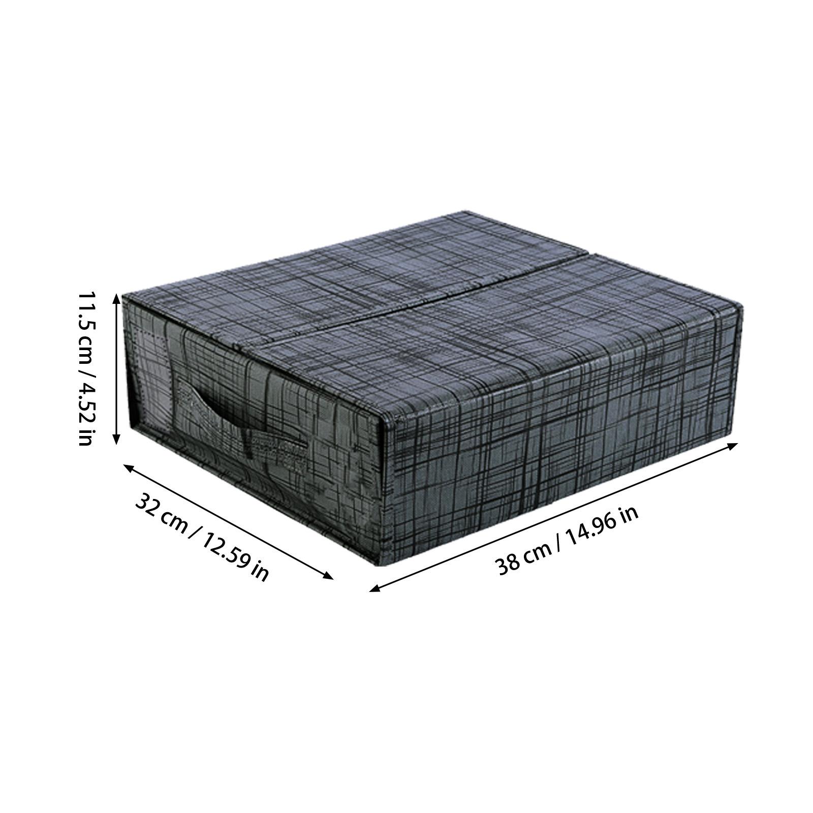 

1шт большой вместимости складной ящик для хранения под кроватью, пыленепроницаемый ящик для хранения, ящик для хранения с крышкой для организации простыней, одеял