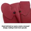 Pu Leather Baby Elephant Coin Purse Women'S Bag Pendant Creative Card Holder Storage Lipstick Envelope Zipper Money Bag