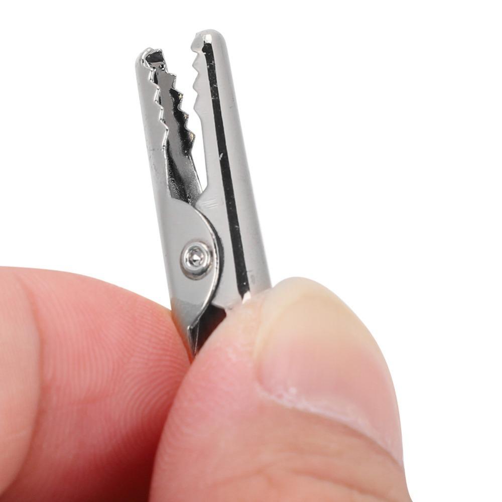 10Pcs Stable Base Table Name Clip Mouth Shape Metal Photo Stand  Wedding Table Decoration