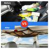 Upgrade Car Ceiling Cargo Net Pocket Strengthen Load Bearing and Droop Less Double Layer Mesh Car Roof Storage