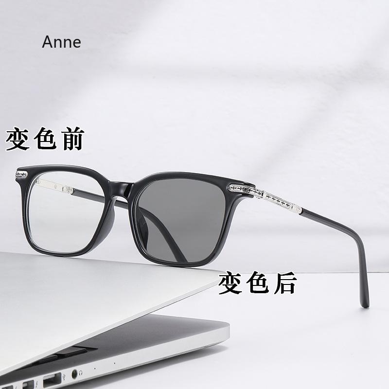 Women Oversizes Frame Photochromic Myopia Glasses New Fashion Ladies Near Sight Eyeglasses Finished Sunglasses Diopter 0 To -4.0
