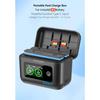 For Insta360 X5 Battery 2850mAh And LCD Dual ChannelFast Charger Hub Power Accessories For Insta 360 ONE X 5 Action Camera