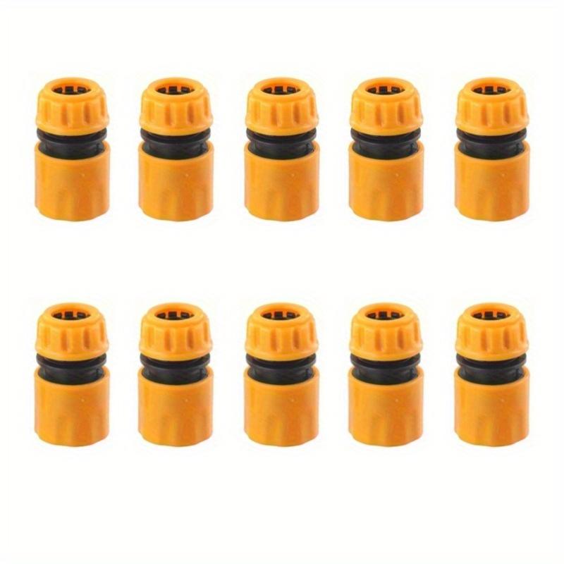 

10Pcs Garden Hose Quick Connect Adapters - 1/2 Universal Fittings, Car Wash Gun Compatible, EU & US Standards