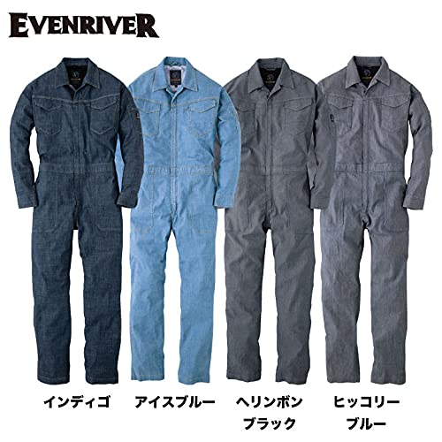 EVEN RIVER Stretch Air Light Coverall, Spring/Summer, Ice Blue, SR6100, Size 49 (4L)