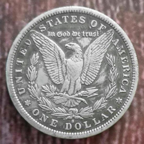 Sběratelské pamětní jednodolarové mince z roku 1883 starožitné staré Morgan Liberty