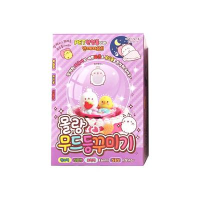 DIY Molang yuvarlak top ruh hali ışık dekorasyonu seti, 1 takım, Kore oyuncak malzemeleri