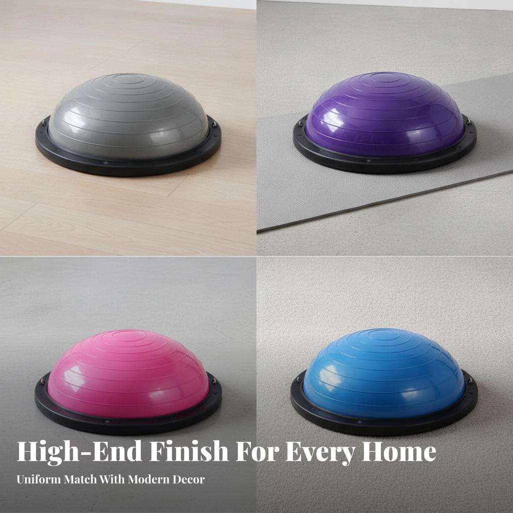 Inflatable Balance Dome with Pump Non-Slip for Pilates, Athletes