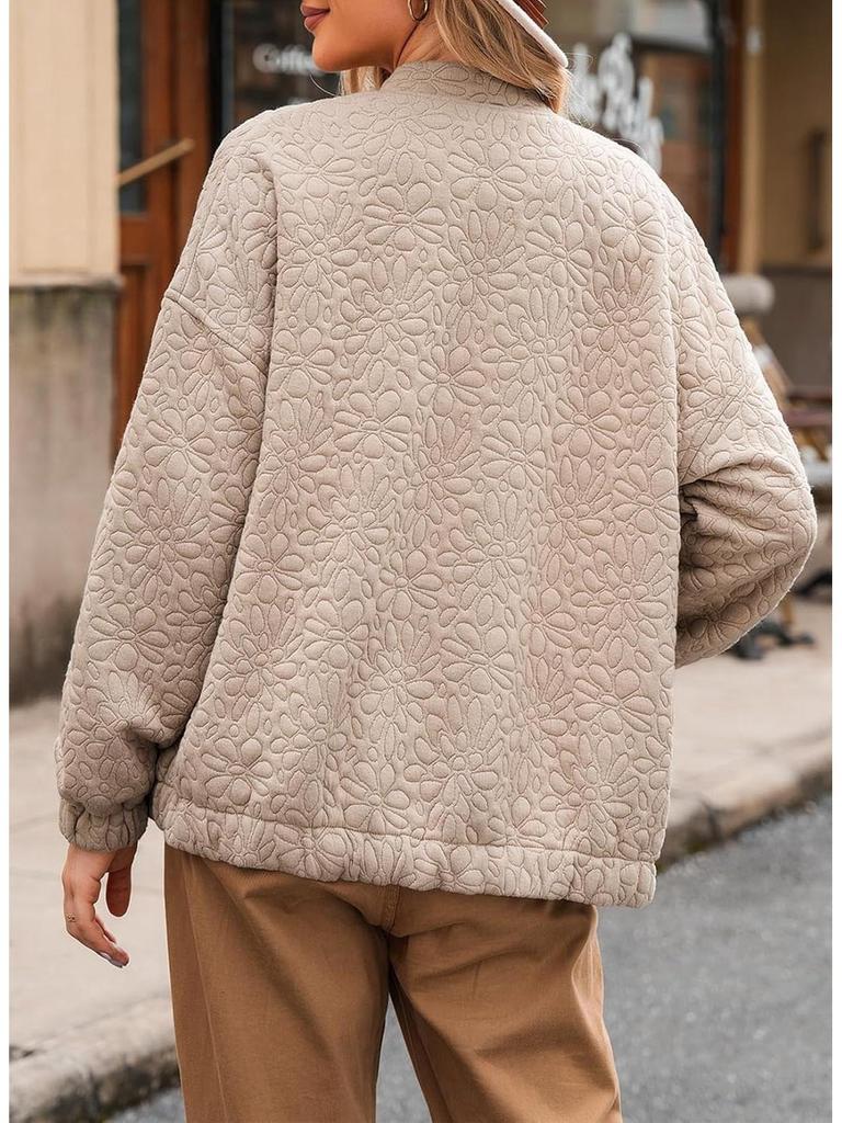 Autumn/Winter Women's Solid Color Casual Cardigan