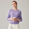 Zhaojun 2025 Autumn/Winter Women's Round Neck 100% Cashmere Sweater