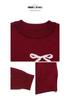 2025 New Sweet Style Bow Jacquard Autumn/Winter Sweater