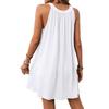 2025 Cross-Border Sleeveless Round Neck Halter Dress for Women