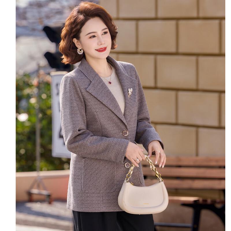 Women's Plus Size Spring Autumn Blazer Jacket