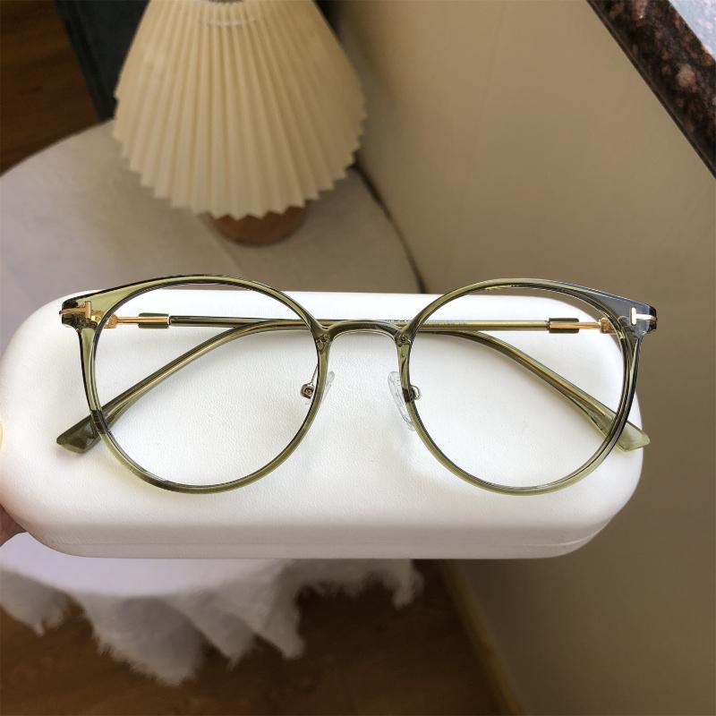 Retro Finished Unisex Myopia Glasses Vintage Anti-Blue Lamp Blocking Shortsighted Eyeglasses Diopter 0 To -4.0 Optical Eyewear