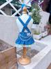 Pet Spring Cowboy Cake Strap Skirt Small Dog Teddy Strap Skirt Dog Dresses for Small Dogs Puppy Clothes