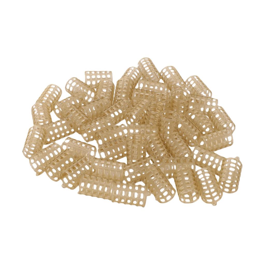 50pcs Bait Cage Fishing Lures Bait Cage Feeder Basket for Freshwater Saltwater Lake River