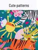 Summer 2025 European & American Style Girls' Princess Cartoon Tropical Short-Sleeve Dress