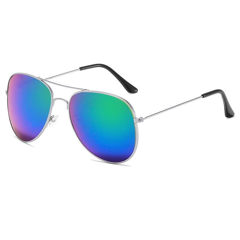 3026 Klasyczne Unisex Okulary Przeciwsłoneczne Aviator - Metalowa Oprawka, Kolorowe Soczewki