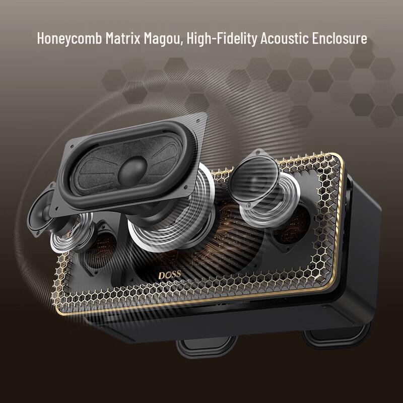 DOSS WB-582 Magic Brick 6th Gen Portable Bluetooth Speaker