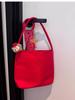 New Bucket Bag Women's Simple Casual Versatile Handbag Nylon Armpit Large Capacity