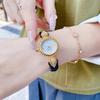 Brand Women Watch Light Luxury Brand Shell Faced Diamond Watches Waterproof Leather Strap Ladies Fashion Quartz Wristwatch