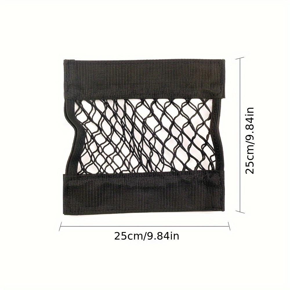 Car Trunk Storage Net Seat Elastic String Net Velcro Mesh Storage Bag Car Organizer Seat Back Bag