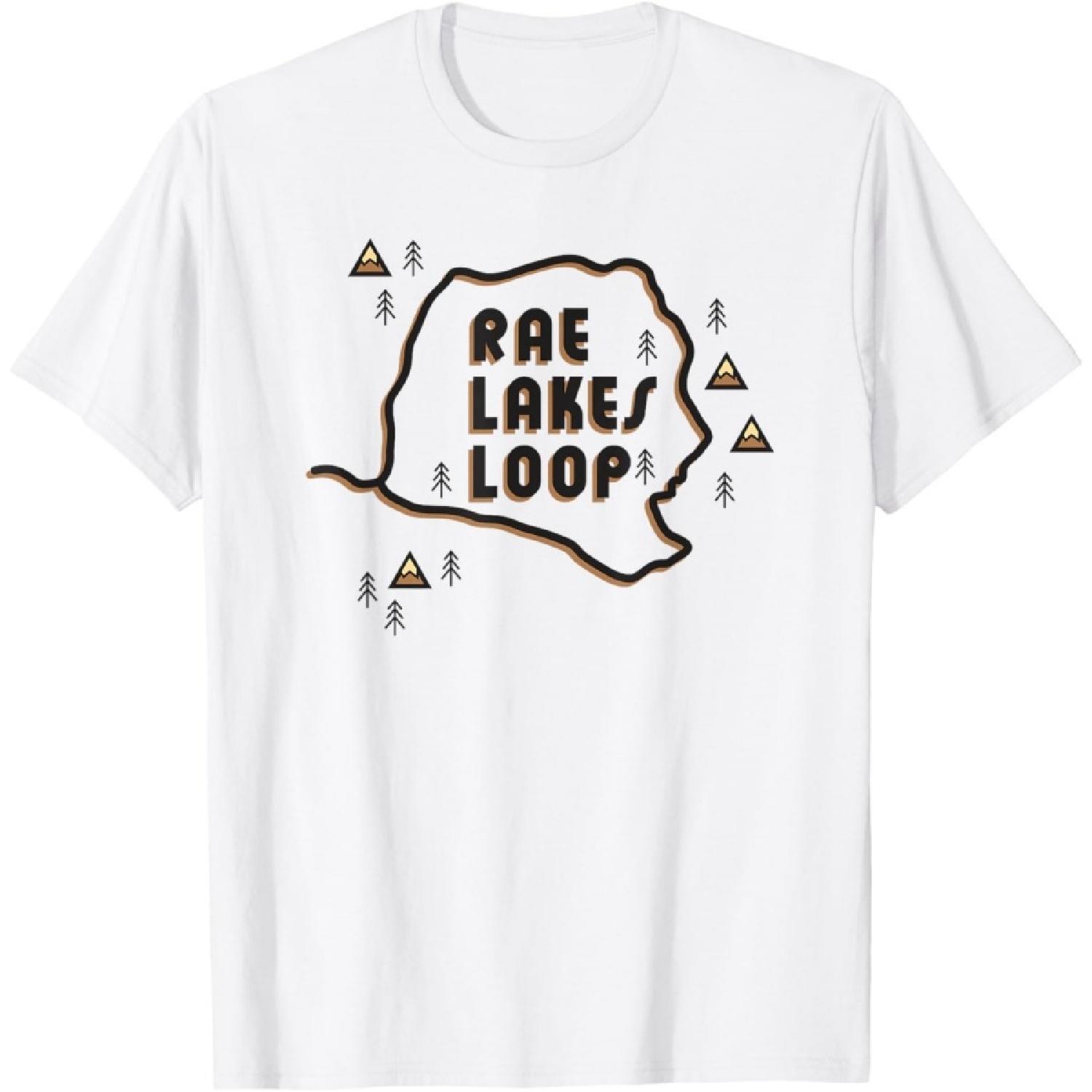 Rae Lake Loop Hike - Sequoia and Kings Canyon T-Shirt XXXXXL белый