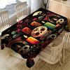 Day of the Dead Skull Pattern Tablecloth - Polyester Fiber, Rectangular.PMJ