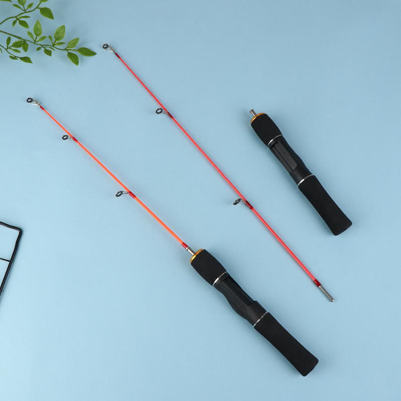 Ultralight Winter Ice Fishing Rod Portable Winter Ice Fishing Rod Spinning Casting Ice Winter Fishing Pole Tackle