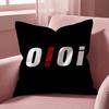 Cute Design O-Oioi Classic Cushion Cover Multi-Scene Pillow Cover for Home & Car - Reversible, Soft & Durable for Daily Use