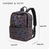 Damen 2023 Fashion Geometry Luminous Rucksack - Faltbare Rhombus-Tasche im japanischen Stil