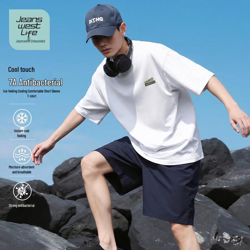 JEANSWEST LIFE Men s 7A Anti-Bacterial Cool Touch T-Shirt 2XL